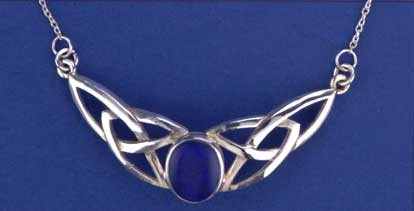 SPC LAPIS CELTIC STYLE NECKLACE