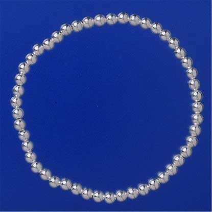 SPC ELASTICATED 4mm BEAD BRACELET