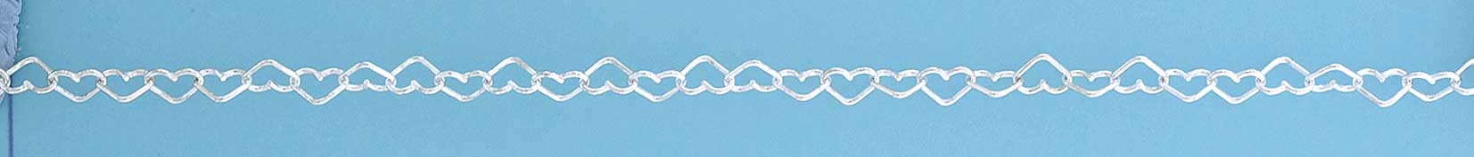 SPC TINY LINKED WIRE HEARTS BRACELET