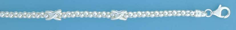 SPC MIRROR BRACELET WITH KISS MOTIFS