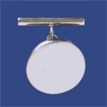 SPC PLAIN ROUND CUFFLINK WITH CHAIN/BAR=