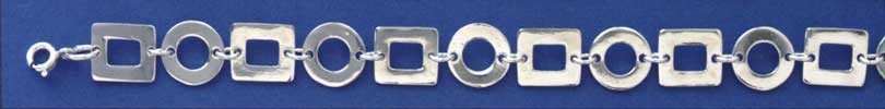 SPC CUT OUT SQUARES+CIRCLES LINKED BRAC=