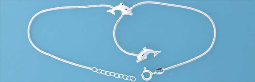 SPC DOLPHIN DESIGN Y CHAIN ANKLET      =