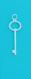 SPC OVAL TOPPED 35m PLAIN KEY PENDANT