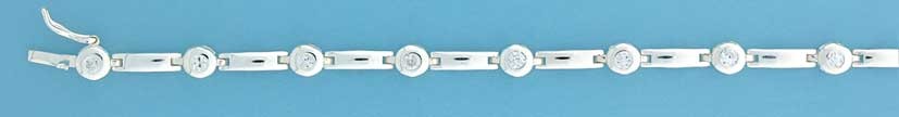 SPC CZ STONE BARLINK BRACELET          =