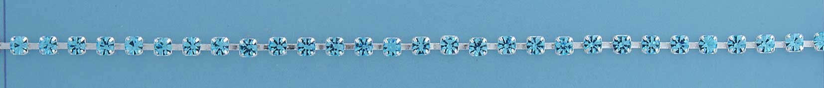 SPC 3mm BLUE CRYSTAL TENNIS BRACELET