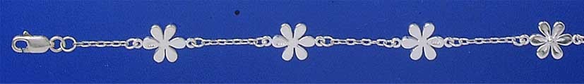 SPC LINKED FLOWERS CHAIN BRACELET      =