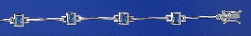 SPC RECT.IMM.TOPAZ BARLINK BRACELET