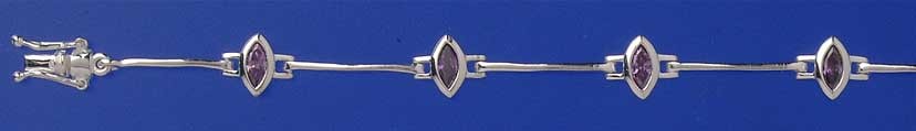 SPC MARQUIS IMM.AMETHYST BARLINK BRAC.