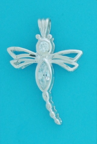 SPC  CZ DRAGONFLY PENDANT