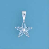 SPC 12mm MARQUISE IMM.CIT.FLOWER PEND  =