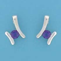 SPC 5mm AMETHYST FANCY STUDS