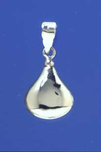 SPC 22x17mm BLOB PERFUME BOTTLE PENDANT=