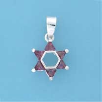 SPC 14mm AM SET STAR OF DAVID PENDANT