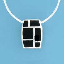 SPC INLAID ONYX CRAZY PAVING CUSH.PEND.=
