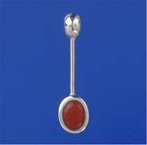 SPC OVAL CORNELIAN PENDULUM PENDANT