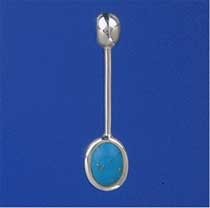 SPC OVAL TURQUOISE PENDULUM PENDANT