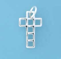 SPC RM STYLE 22x14mm LATTICE CROSS     =