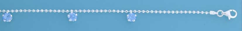 SPC D/C BEAD BRAC.WITH CRYSTAL DROPS