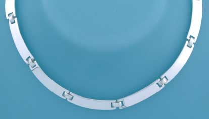 SPC 6mm ID PLATES LINKED NECKLACE      =