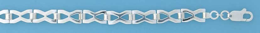SPC POLISHED CROSSES PATTERN BRACELET  =