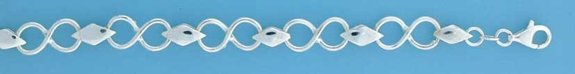 SPC FIGURE 8 /DIAMOND SHAPES BRACELET  =
