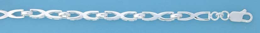 SPC 5mm STRETCHED CROSS DESIGN BRACELET=