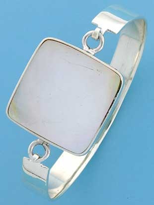 SPC 30mm SQUARE M.O.P. CLIP BANGLE