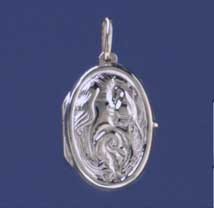 SPC FANCY LOCKET 21X16mm LADY/FLOWER   =