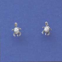 SPC TINY TURTLE STUDS-SOLD IN 3pr's    =