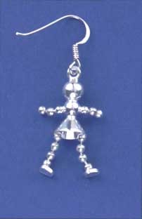 SPC 20mm CORN DOLLY DROP EARRINGS      =