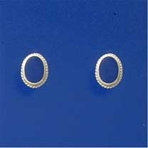 SPC 7x5 OVAL ROPE EDGE STUD - SODALITE =