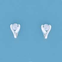 SPC CZ SET Y SHAPE STUDS               =