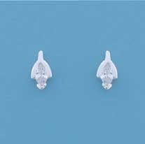 SPC MARQUIS CZ SET WISHBONE STUDS      =