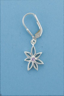 SPC SAFETY WIRES/AMECZ FLOWER EARRING  =