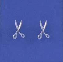 SPC TINY SCISSORS STUD EARRINGS        =