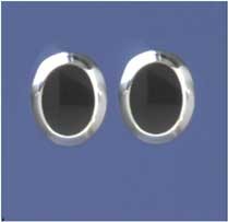 SPC 14X12mm ONYX STUDS                 =