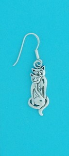 SPC 2 CATS DROP EARRINGS               =