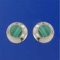 SPC 8mm MALACITE STUD/3mm PLAIN RIM    =