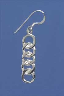 SPC 27mm CURB CHAIN DROP EARRINGS      =