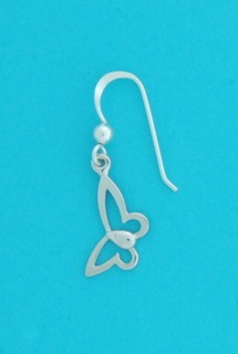 SPC  CUTOUT BUTTERFLY DROP EARRINGS    =