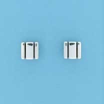 SPC 6mm SQUARE BLACK LINED STUDS       =