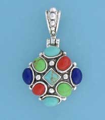 SPC MULTI STONE PENDANT