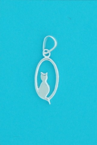 SPC CUTOUT OVAL WITH CAT SILHOUETTE X 2
