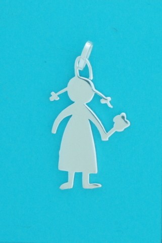 SPC GIRL WITH CANDYFLOSS PENDANT