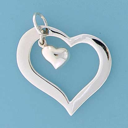 SPC HEART IN CUTOUT TIF HEART PEND.    =