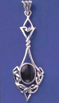 SPC CELTIC DESIGN ONYX PENDANT         =