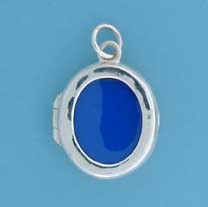 SPC 20x17mm OVAL PICTURE FRAME LOCKET  =