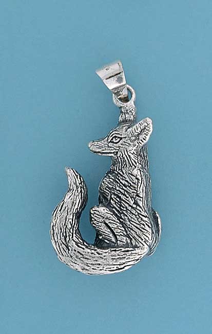 SPC OXIDISED FOX PENDANT               =