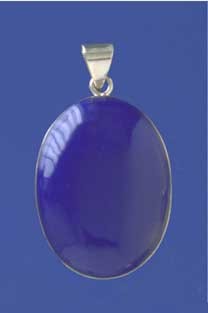 SPC STONE PENDANT 30x22mm LAPIS        =